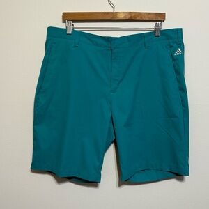 Adidas Men Golf Shorts Teal Waist 38